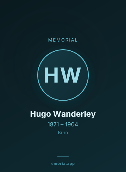 Memorial portrait of Hugo Wanderley