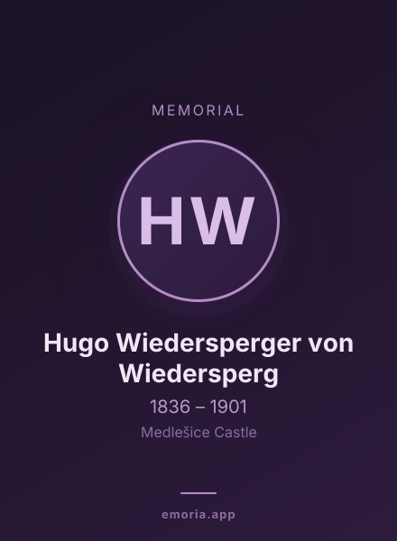 Memorial portrait of Hugo Wiedersperger von Wiedersperg