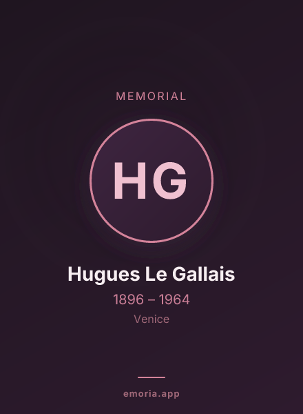 Memorial portrait of Hugues Le Gallais