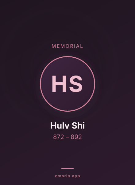 Memorial portrait of Hulv Shi