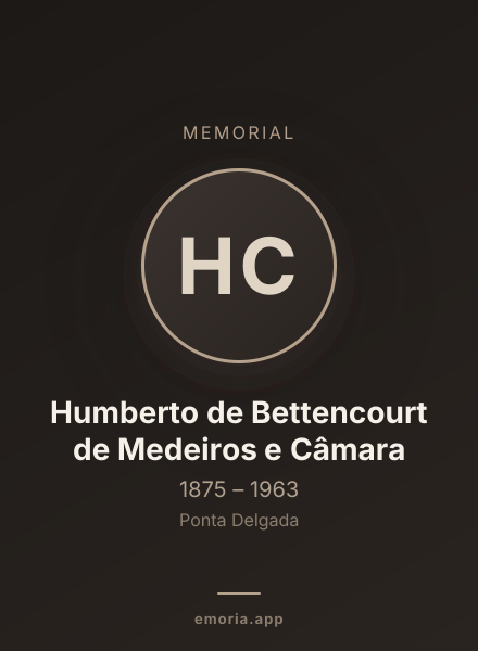 Memorial portrait of Humberto de Bettencourt de Medeiros e Câmara