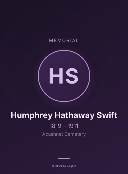 Memorial portrait of Humphrey Hathaway Swift