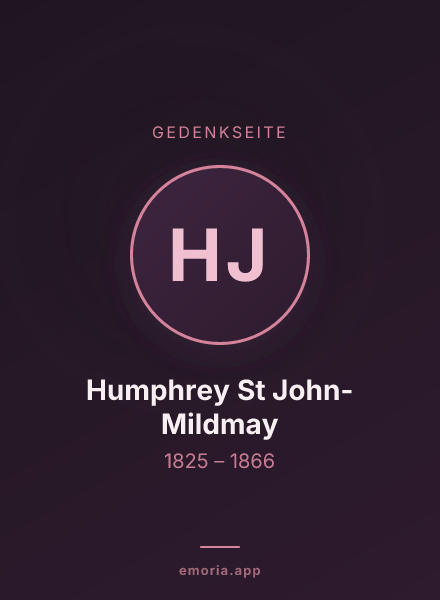 Gedenkportrait von Humphrey St John-Mildmay