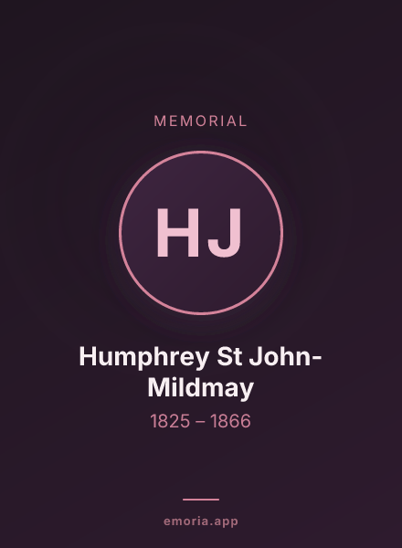 Memorial portrait of Humphrey St John-Mildmay