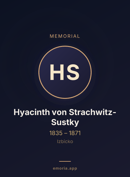 Memorial portrait of Hyacinth von Strachwitz-Sustky