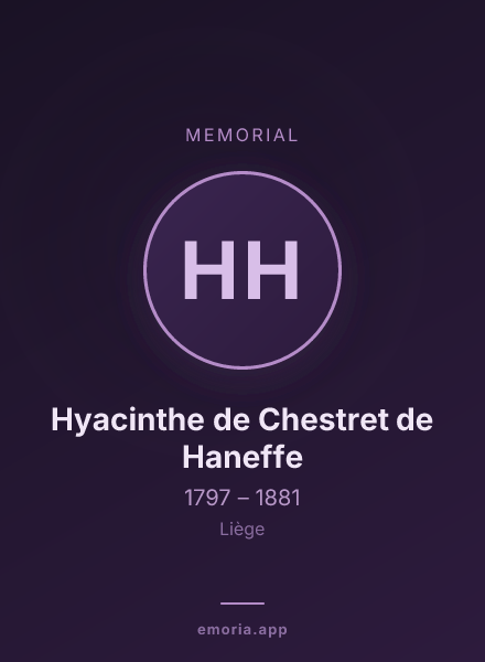 Memorial portrait of Hyacinthe de Chestret de Haneffe