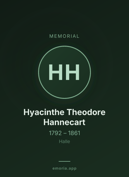 Memorial portrait of Hyacinthe Theodore Hannecart