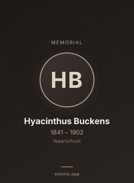 Memorial portrait of Hyacinthus Buckens