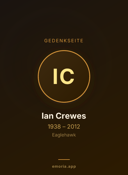 Gedenkportrait von Ian Crewes