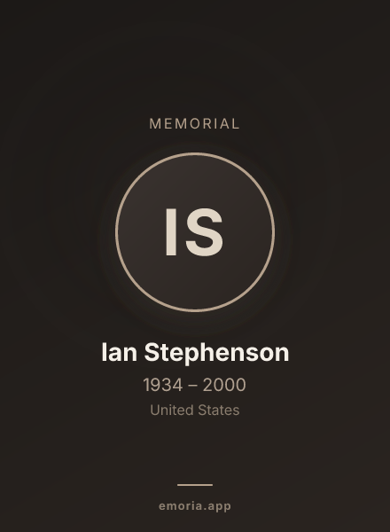 Memorial portrait of Ian Stephenson
