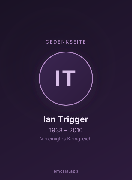 Gedenkportrait von Ian Trigger