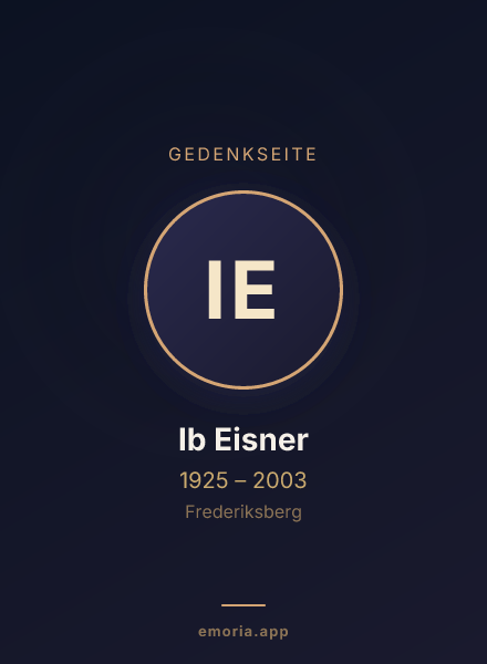 Gedenkportrait von Ib Eisner
