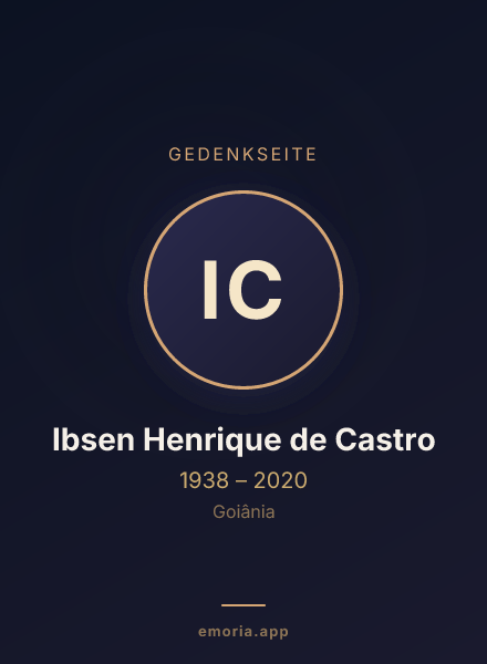 Gedenkportrait von Ibsen Henrique de Castro