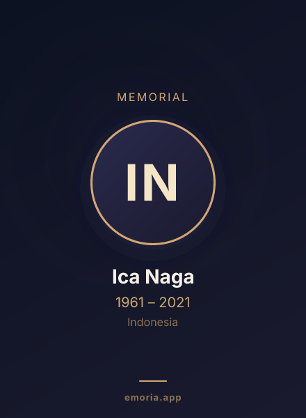 Memorial portrait of Ica Naga