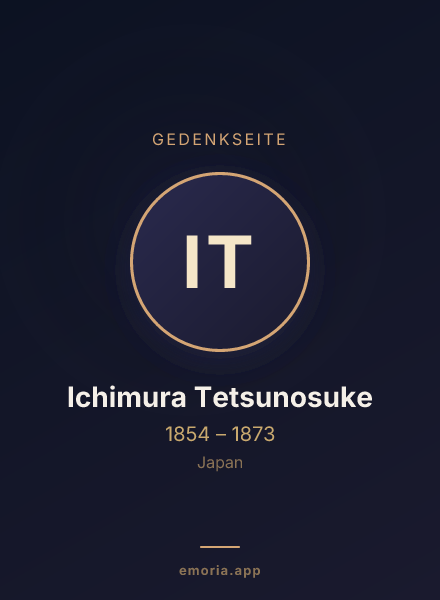 Gedenkportrait von Ichimura Tetsunosuke