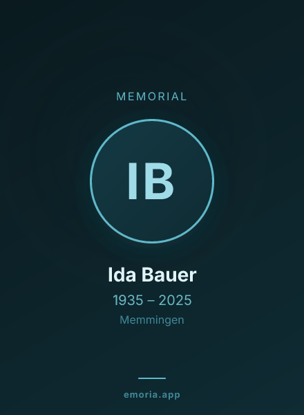 Memorial portrait of Ida Bauer