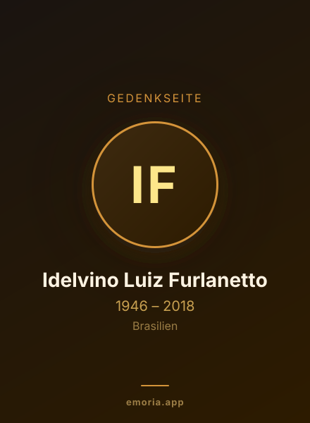 Gedenkportrait von Idelvino Luiz Furlanetto