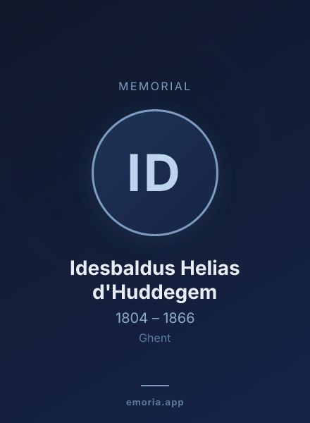 Memorial portrait of Idesbaldus Helias d'Huddegem