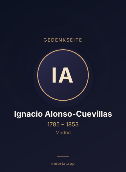 Gedenkportrait von Ignacio Alonso-Cuevillas