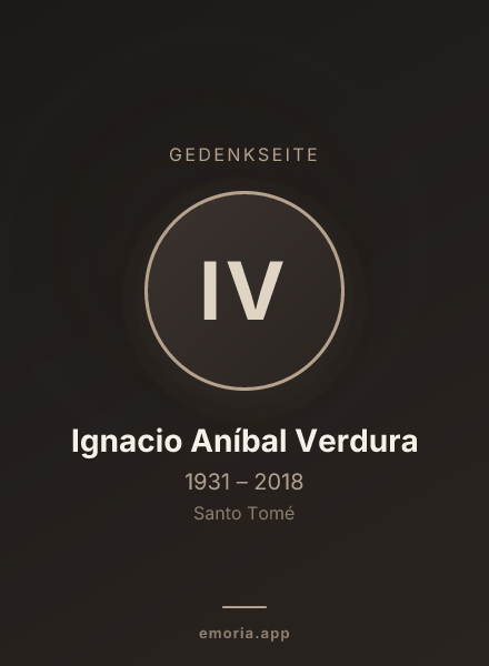 Gedenkportrait von Ignacio Aníbal Verdura
