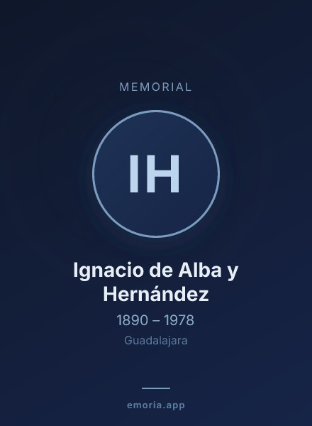 Memorial portrait of Ignacio de Alba y Hernández