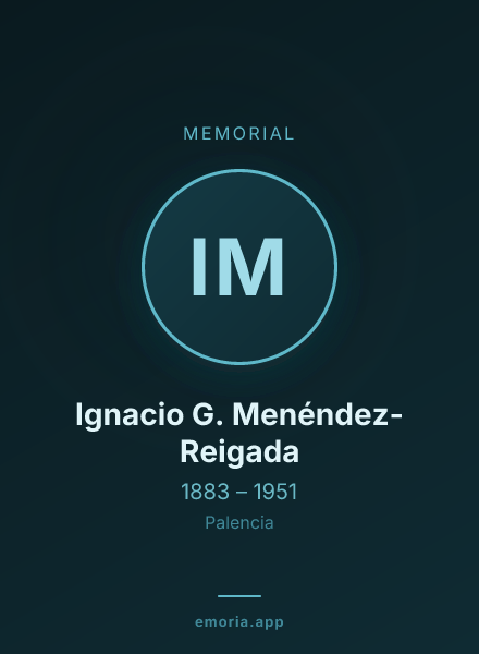 Memorial portrait of Ignacio G. Menéndez-Reigada