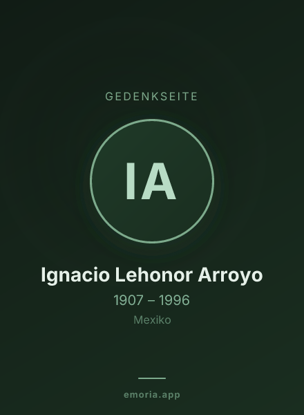 Gedenkportrait von Ignacio Lehonor Arroyo