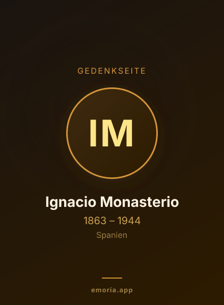 Gedenkportrait von Ignacio Monasterio