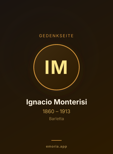 Gedenkportrait von Ignacio Monterisi
