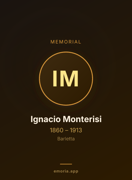 Memorial portrait of Ignacio Monterisi