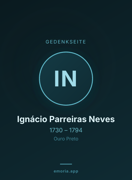 Gedenkportrait von Ignácio Parreiras Neves