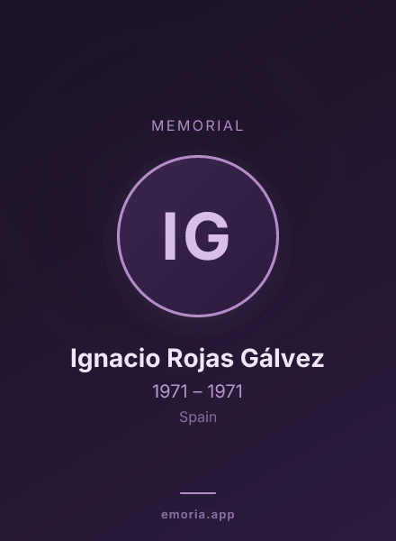 Memorial portrait of Ignacio Rojas Gálvez