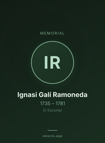 Memorial portrait of Ignasi Galí Ramoneda