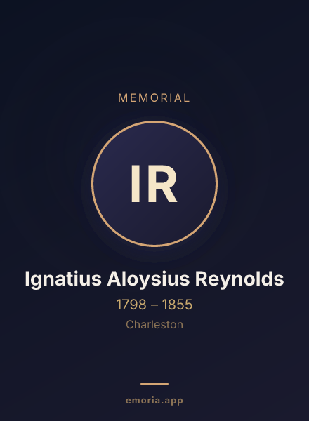 Memorial portrait of Ignatius Aloysius Reynolds