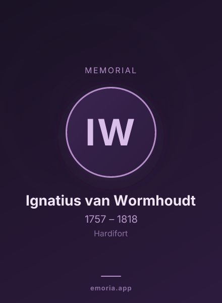 Memorial portrait of Ignatius van Wormhoudt