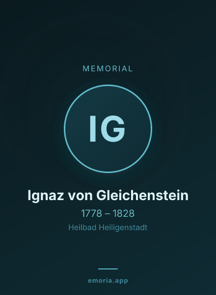 Memorial portrait of Ignaz von Gleichenstein