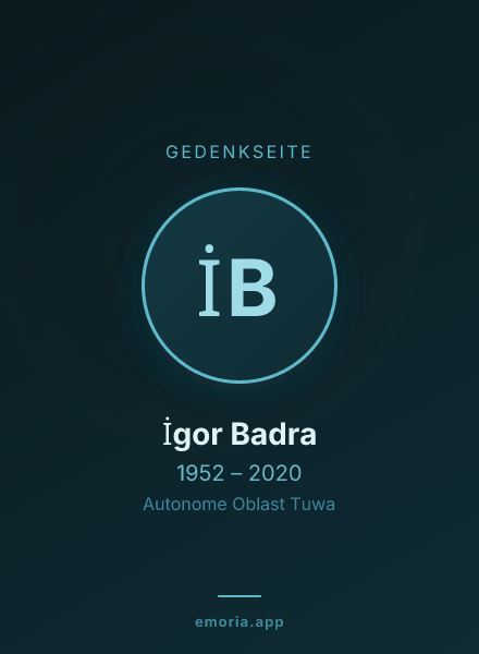 Gedenkportrait von İgor Badra