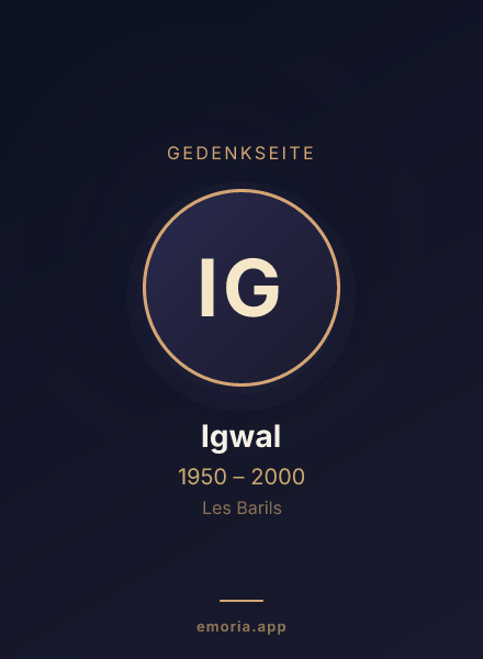 Gedenkportrait von Igwal