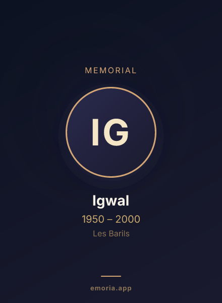 Memorial portrait of Igwal