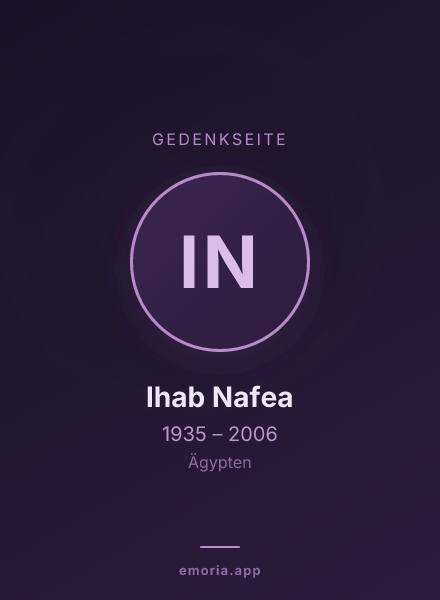 Gedenkportrait von Ihab Nafea