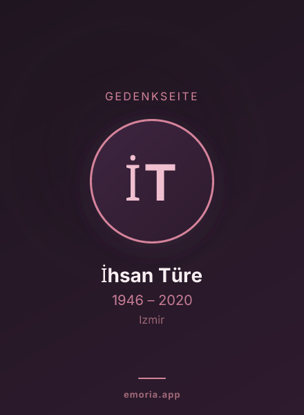 Gedenkportrait von İhsan Türe