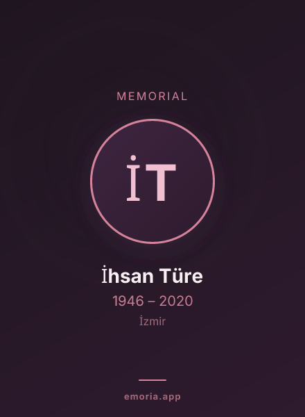 Memorial portrait of İhsan Türe