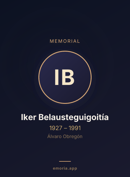Memorial portrait of Iker Belausteguigoitía