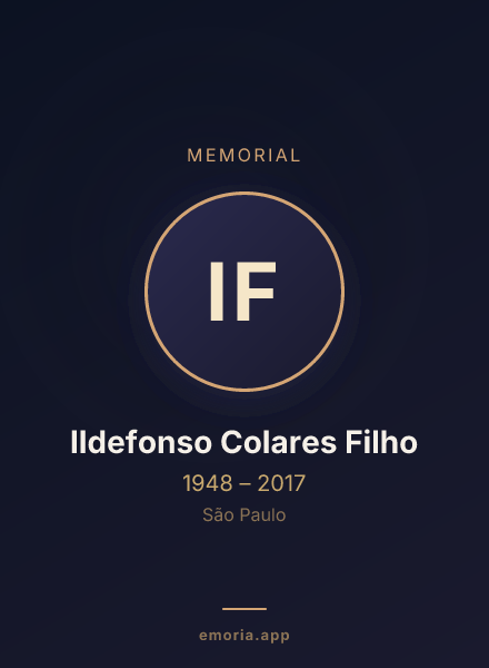 Memorial portrait of Ildefonso Colares Filho