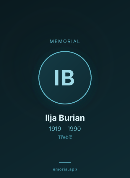 Memorial portrait of Ilja Burian