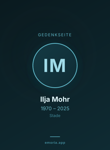Gedenkportrait von Ilja Mohr
