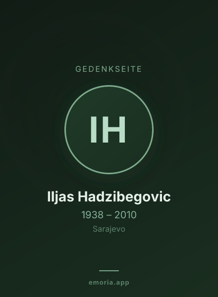 Gedenkportrait von Iljas Hadzibegovic