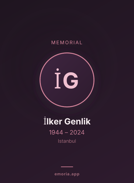 Memorial portrait of İlker Genlik