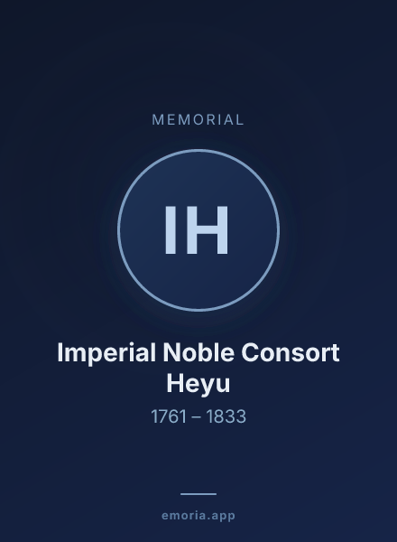 Memorial portrait of Imperial Noble Consort Heyu