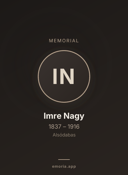 Memorial portrait of Imre Nagy